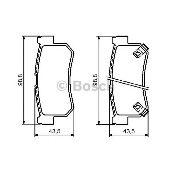 Колодки тормозные  BOSCH 0986494237
