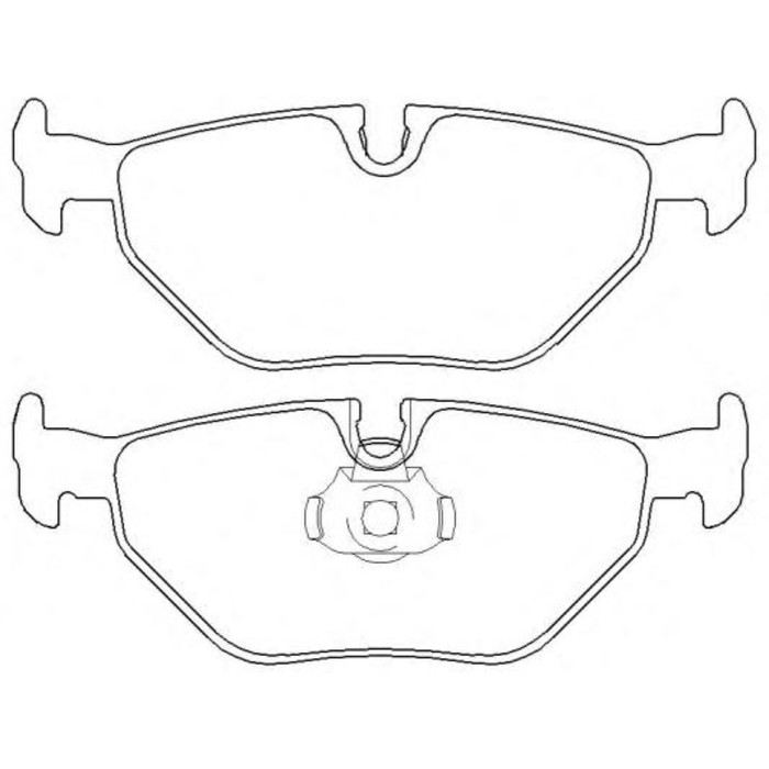 Колодки тормозные  BREMBO P06023