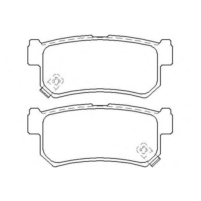 Колодки тормозные  BREMBO P15010