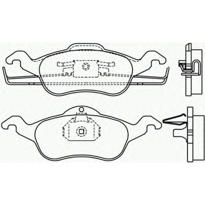 Колодки тормозные  BREMBO P24046