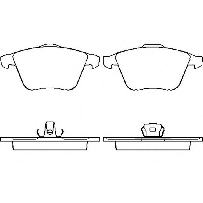 Колодки тормозные  BREMBO P24057