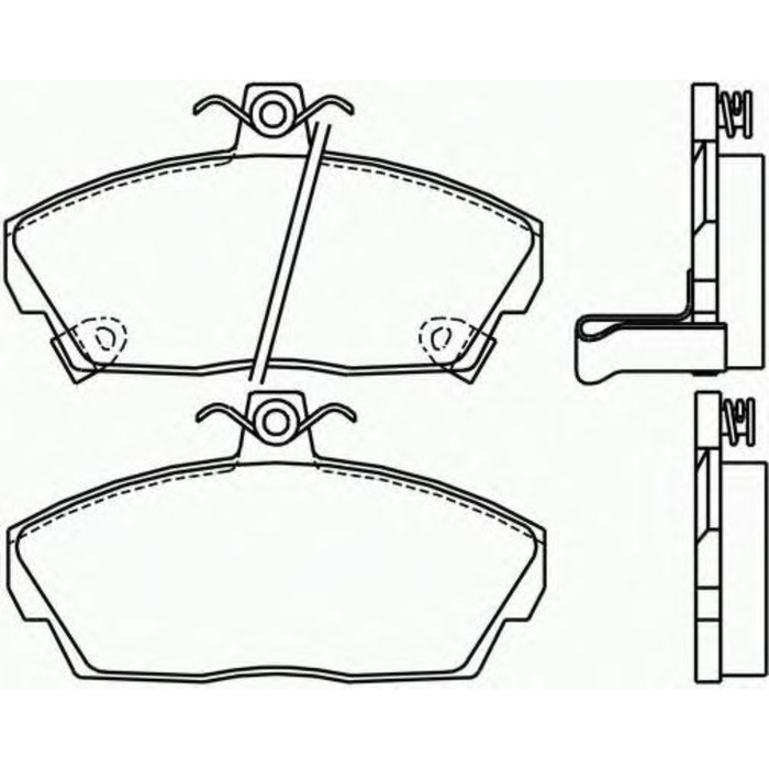 Колодки тормозные  BREMBO P28020