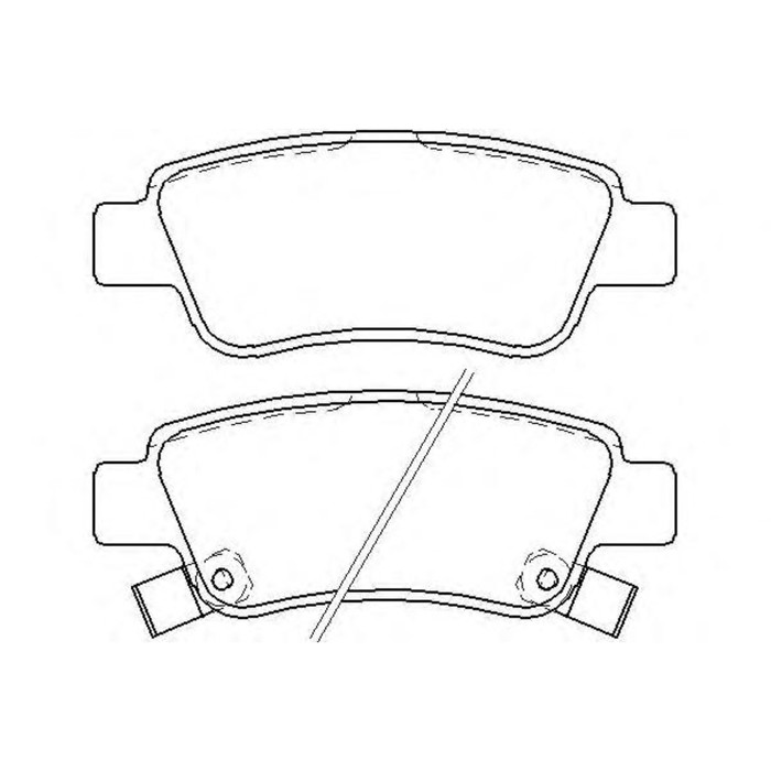 Колодки тормозные  BREMBO P28046