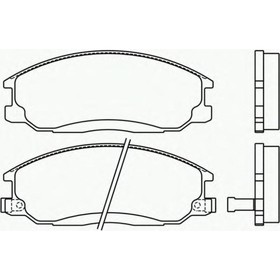 

Колодки тормозные BREMBO P30013