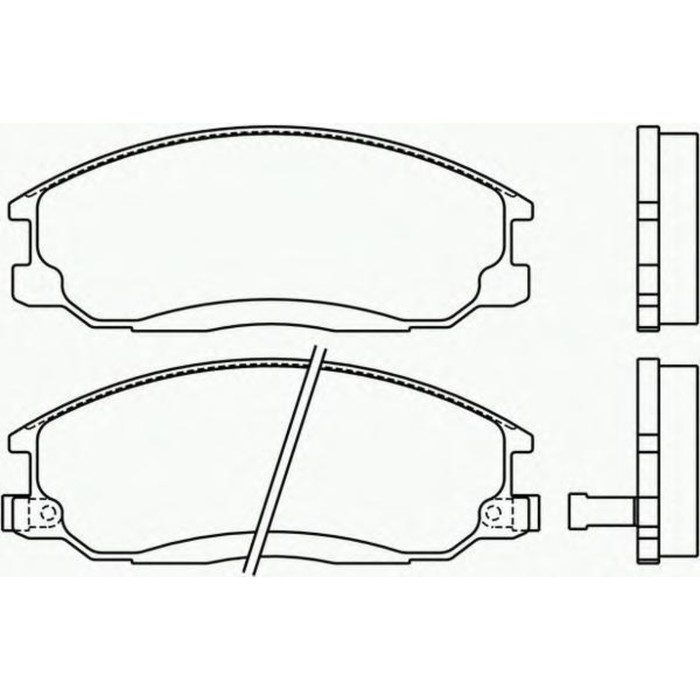 Колодки тормозные  BREMBO P30013