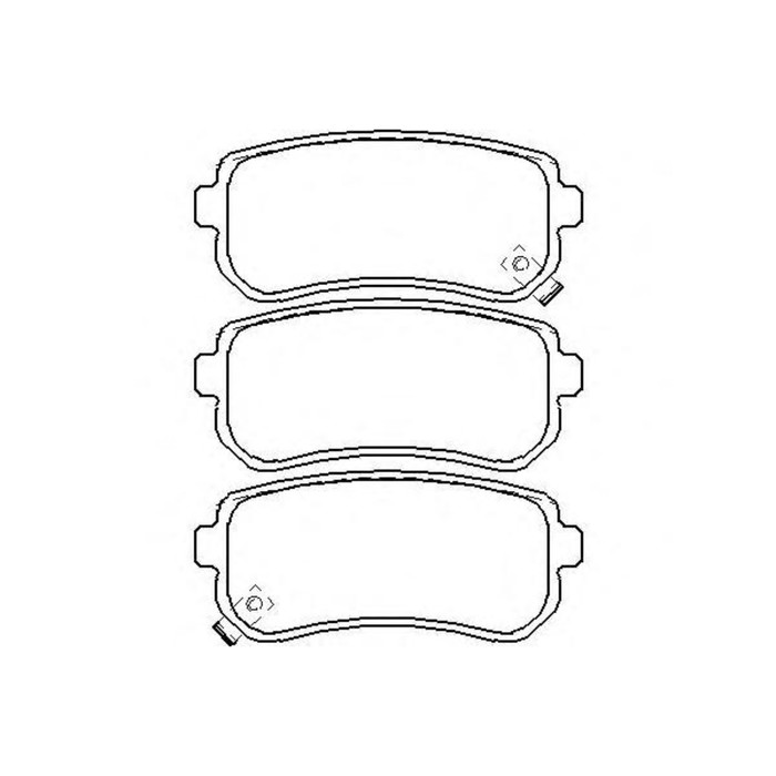 Колодки тормозные  BREMBO P30025