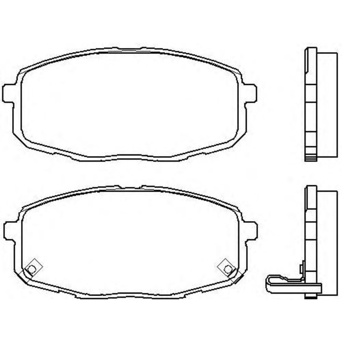 Колодки тормозные  BREMBO P30034