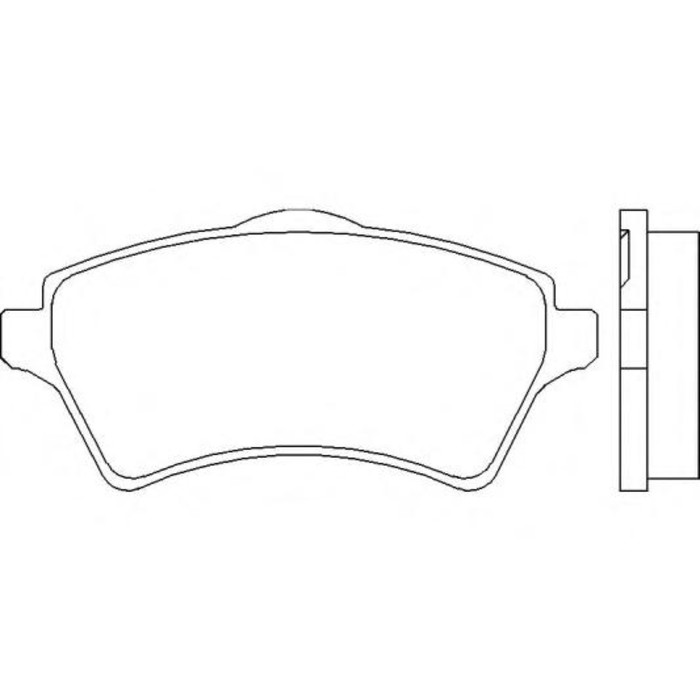 Колодки тормозные  BREMBO P44011