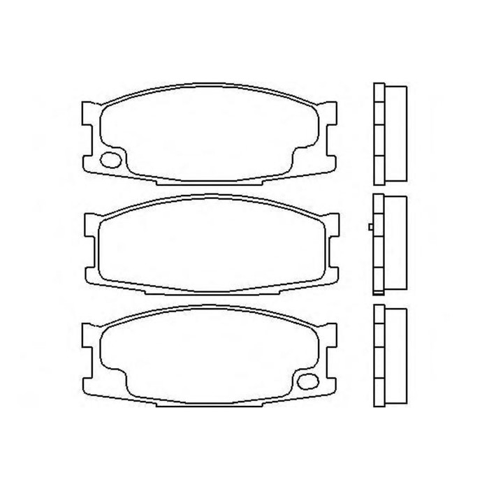 Колодки тормозные  BREMBO P54024