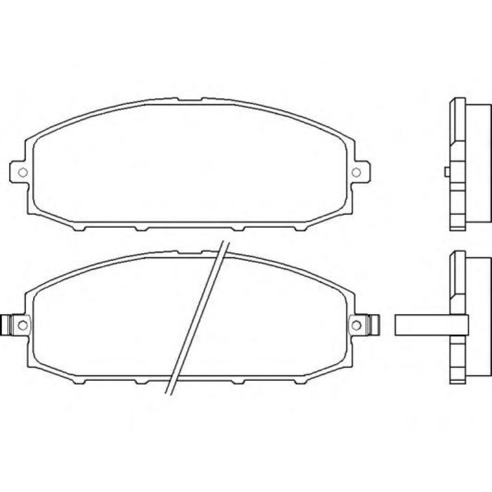 Колодки тормозные  BREMBO P56041