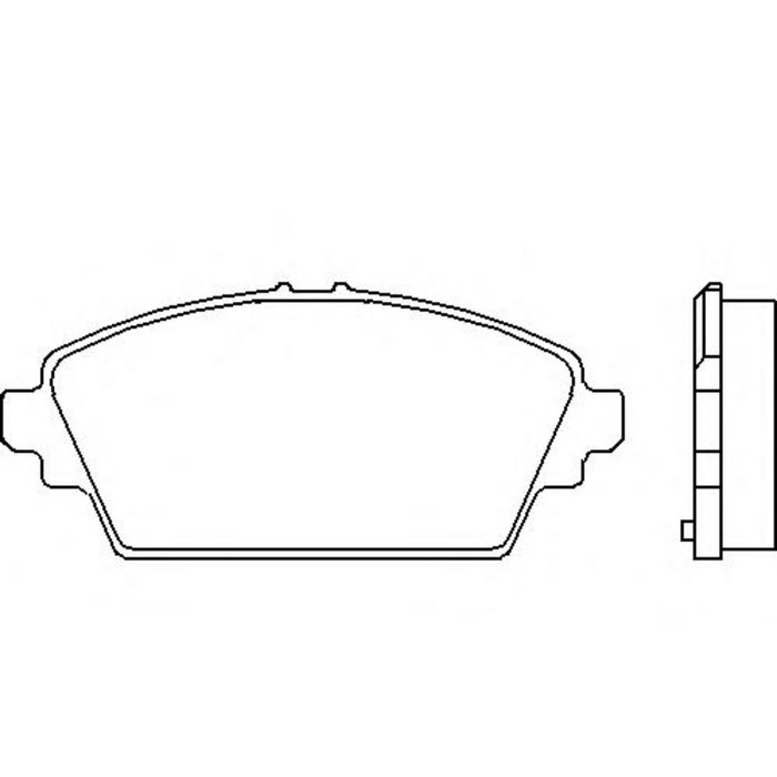 Колодки тормозные  BREMBO P56044