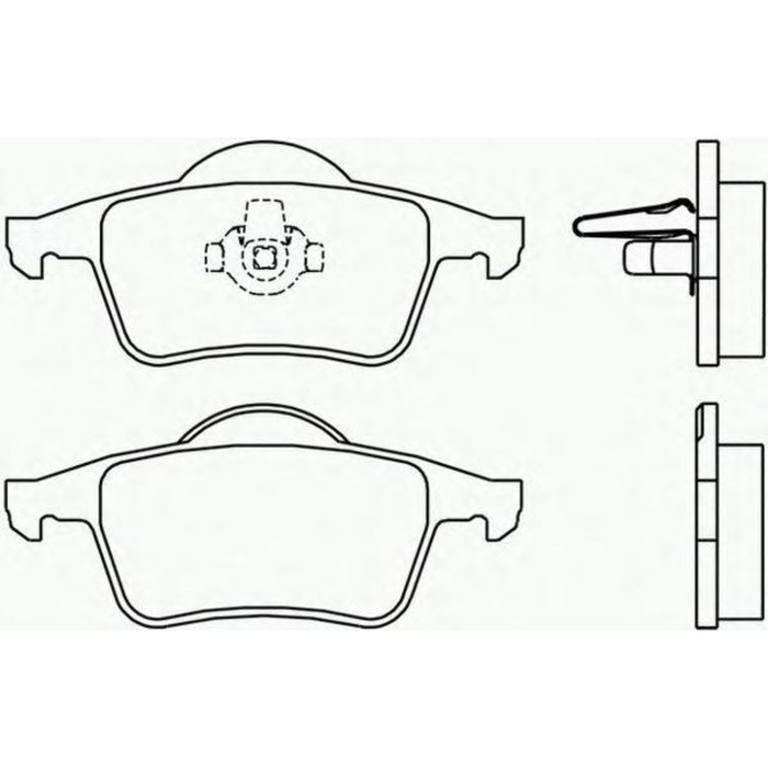 Колодки тормозные  BREMBO P86014
