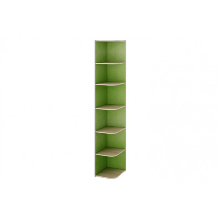 Стеллаж угловой "Киви", цвет ясень коимбра/панареа