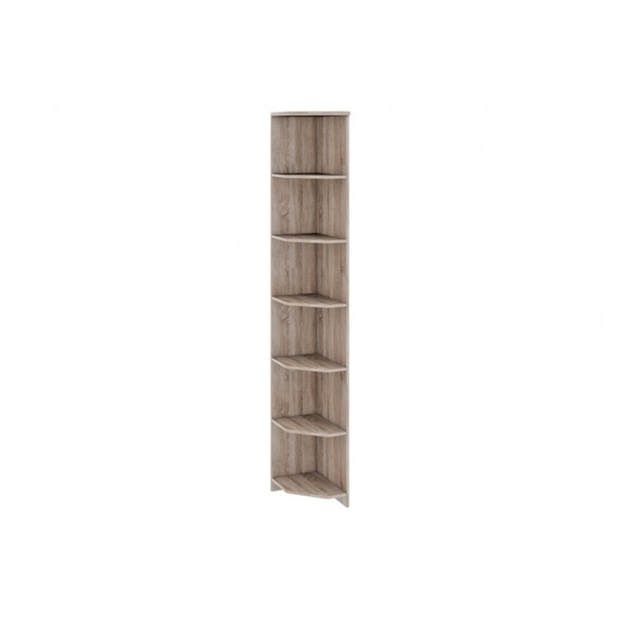 Стеллаж торцевой "Прованс", цвет дуб сонома трюфель,/крем