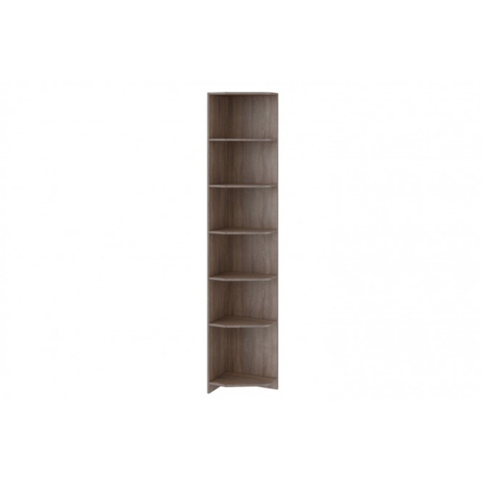 Стеллаж открытый торцевой "Лондон", цвет фон бежевый/дуб сонома