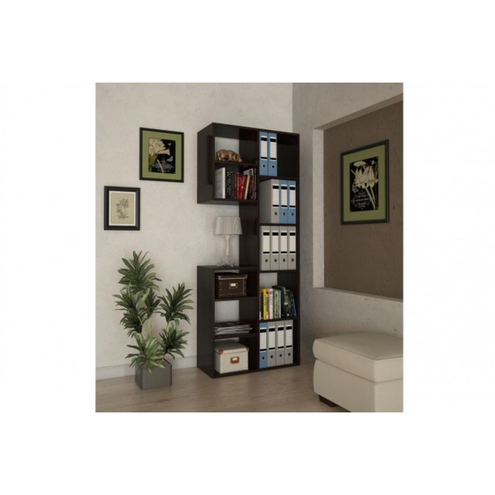 Стеллаж "Рикс-2", цвет венге