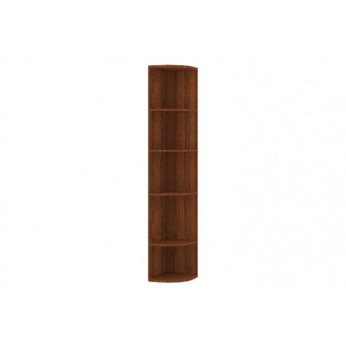 Стеллаж-окончание "Делия", цвет сосна шоколад
