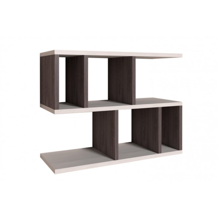 Полка-стеллаж "Румер мини", цвет бодега светлая/ясень анкор тёмный