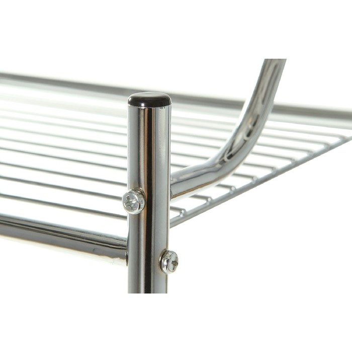 Стеллаж 3-ярусный Kael, цвет хром