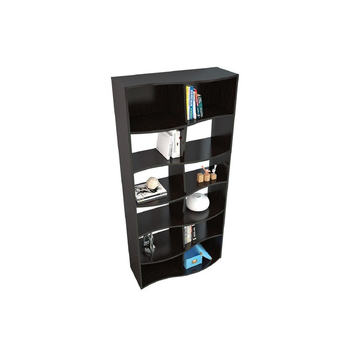 Стеллаж "Вэйв-1", цвет венге