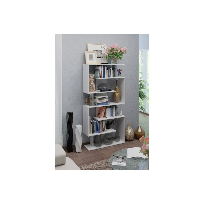 Стеллаж "Зет-1", цвет белый