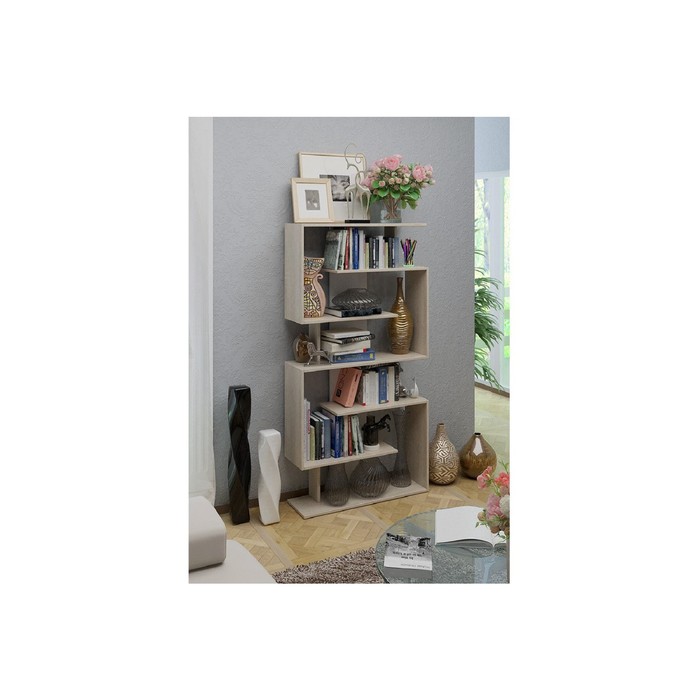 Стеллаж "Зет-1", цвет дуб сонома