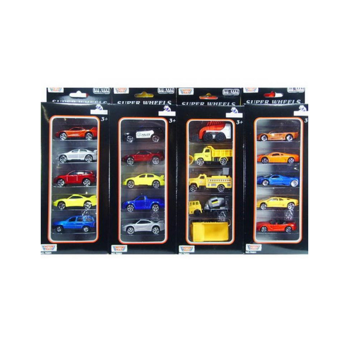 Игровой набор моделей" MOTOR MAX", 7,6 см, 5 шт