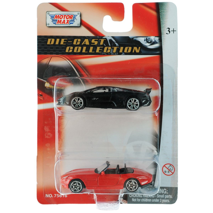 Игровой набор моделей" MOTOR MAX", 7,6 см, 2 шт