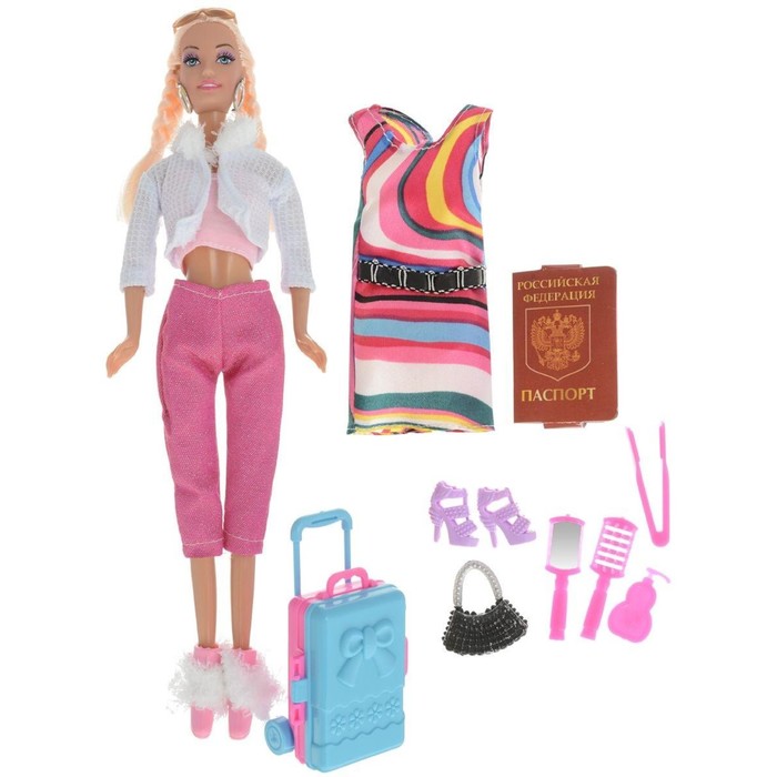 Кукла Ася "Путешественница", вариант 1