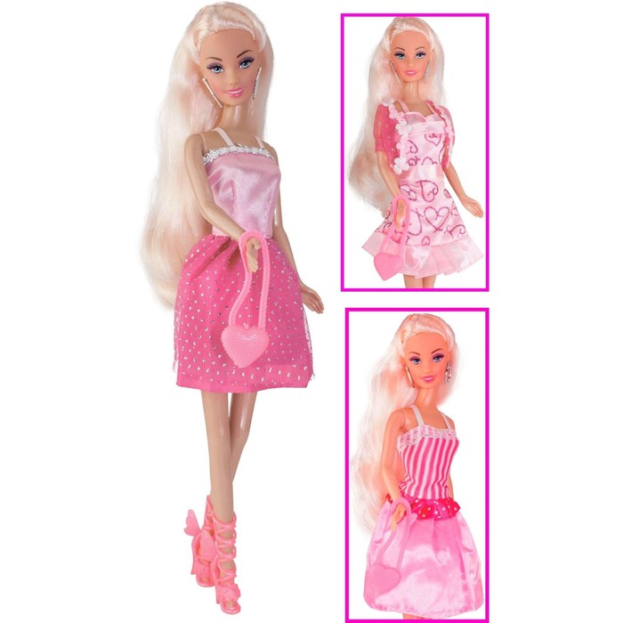 Игровой набор кукла Ася "Романтический стиль", 28 см, дизайн 1