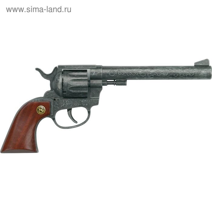   Сима-Ленд Пистолет «Buntline» с деревянной рукояткой, 12-зарядный, 26 см