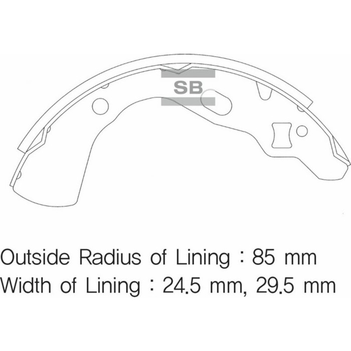 Колодки тормозные  HI-Q SA049