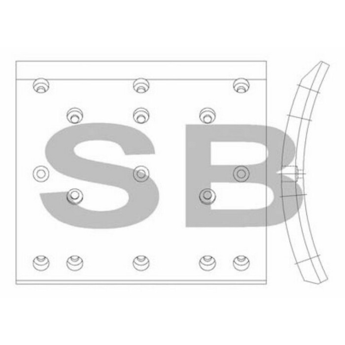 Колодки тормозные  HI-Q SL016