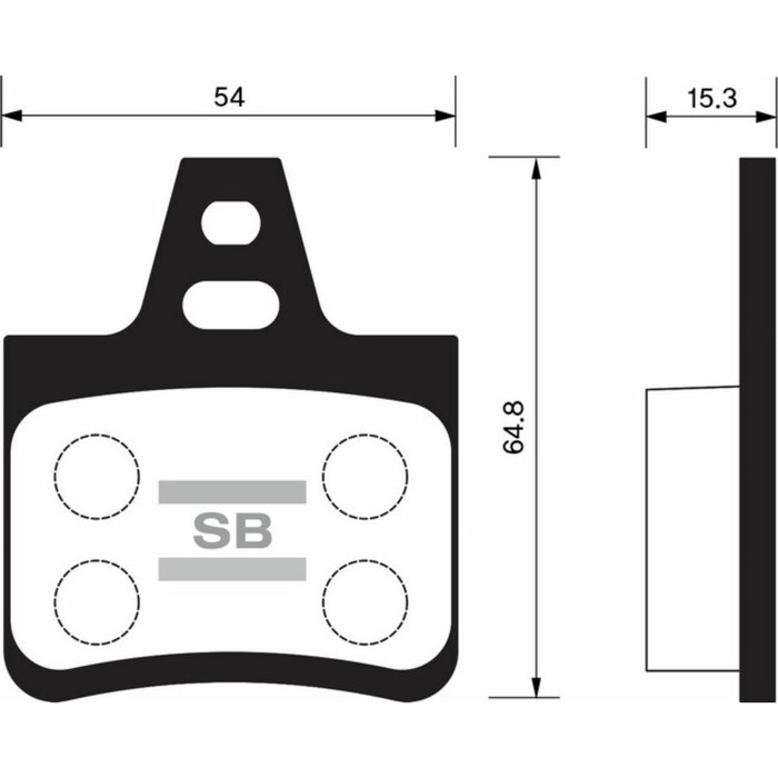 Колодки тормозные  HI-Q SP1254