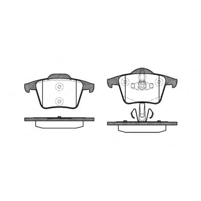 Колодки тормозные  REMSA 104400