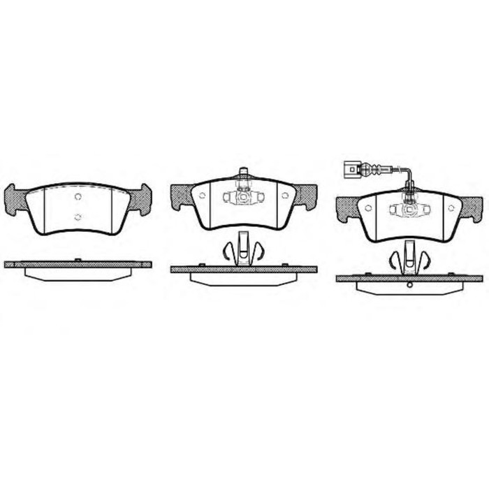 Колодки тормозные  REMSA 118701