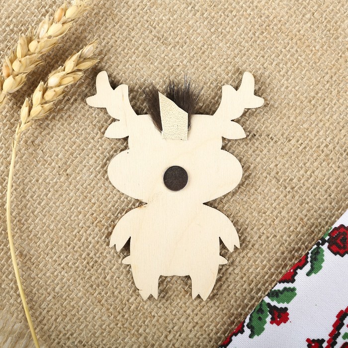 Магнит "Архарики. Олень" из дерева МИКС