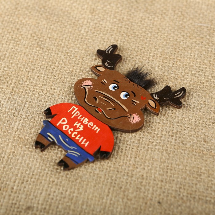 Магнит "Архарики. Олень" из дерева МИКС