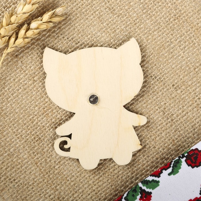 Магнит "Архарики.Кот" из дерева МИКС