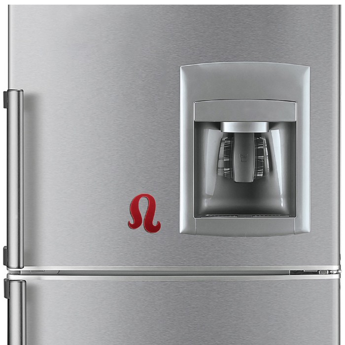 Бархатный магнит "Лев"