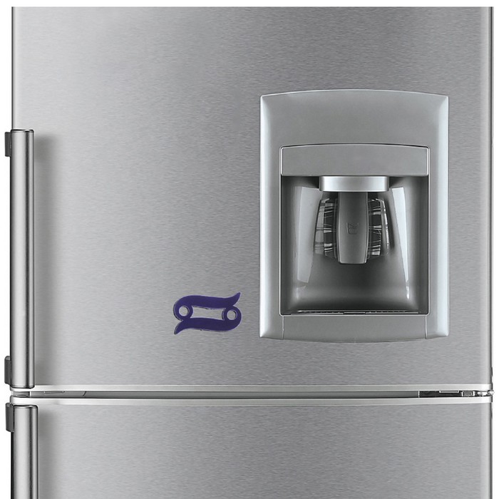 Бархатный магнит "Рак"