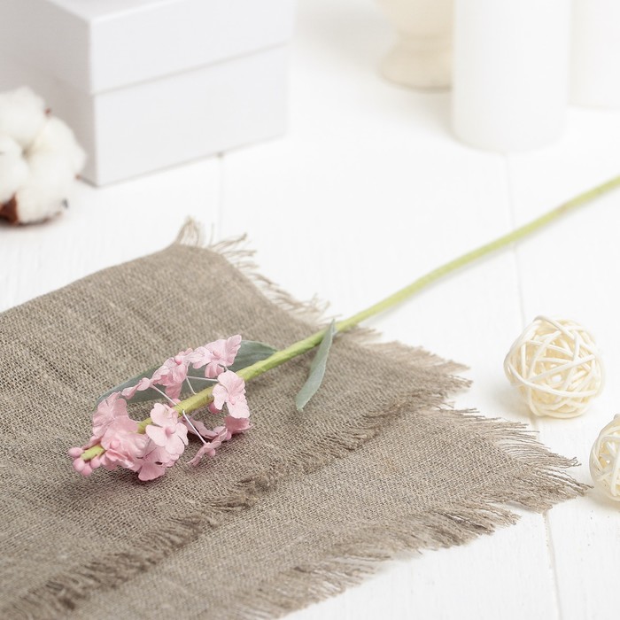 Искусственный цветок "Лаванда" розовая 34 см