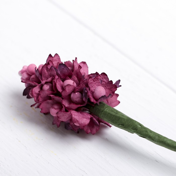 Искусственный цветок "Сирень" розовая 48 см