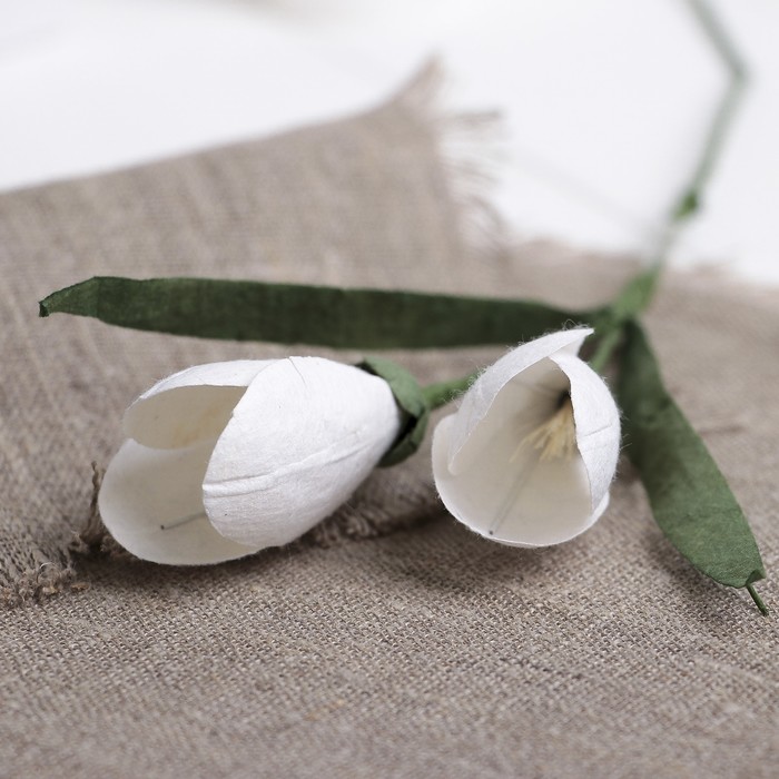 Искусственный цветок "Подснежник" 49 см