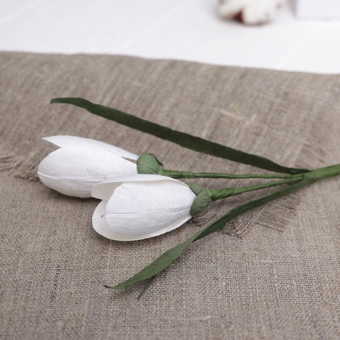 Искусственный цветок "Подснежник" 49 см