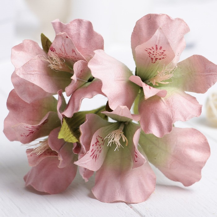 Искусственный цветок "Альстрёмерия" розовая 48 см