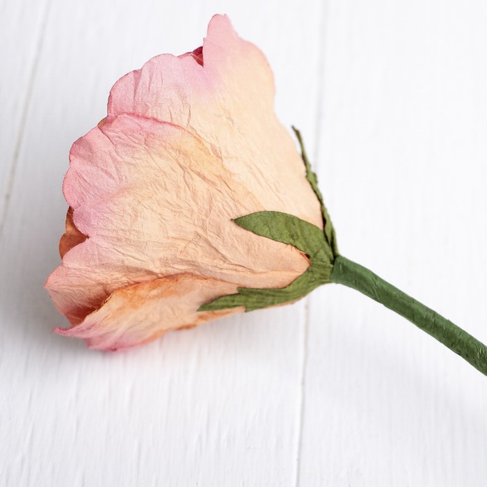 Искусственный цветок "Большой лютик" ярко-розовый 45 см