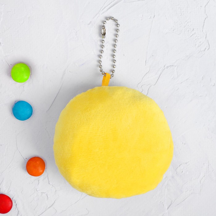 Мягкая игрушка-подвеска смайлик "Крутой", 9 см