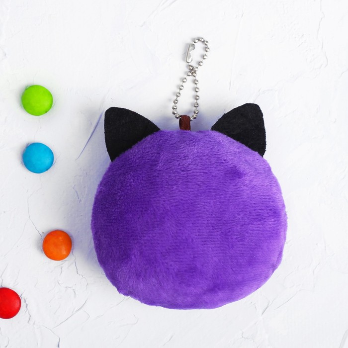 Мягкая игрушка-подвеска смайлик "Дьяволёнок", 9 см