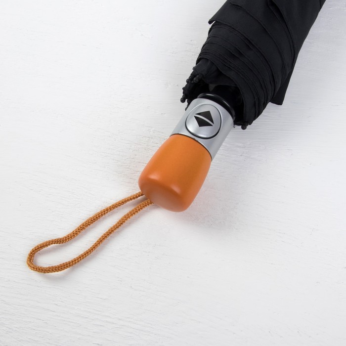 Зонт автоматический "Однотонный", R=50см, цвет чёрный